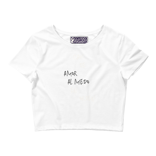 AMOR al MIEDO Crop Tee